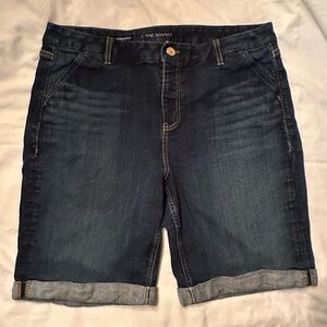 Lane Bryant denim Bermuda shorts.